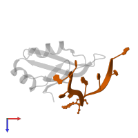 5'-D(*GP*TP*TP*GP*(XUA)P*GP*CP*GP*T)-3' in PDB entry 4iuf, assembly 1, top view.