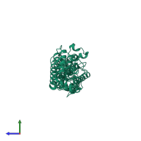 Unconventional myosin-Vb in PDB entry 4j5m, assembly 1, side view.