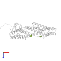 NITRATE ION in PDB entry 4j5m, assembly 1, top view.
