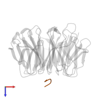 Insulin-induced gene 2 protein in PDB entry 4j82, assembly 1, top view.