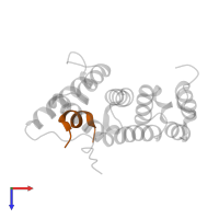mRNA decay activator protein ZFP36 in PDB entry 4j8s, assembly 1, top view.