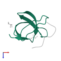 Tyrosine-protein kinase ABL1 in PDB entry 4j9i, assembly 3, top view.