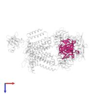 PTS system glucose-specific EIIA component in PDB entry 4jbw, assembly 1, top view.