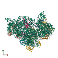 PDB entry 4ji6 coloured by chain, front view.