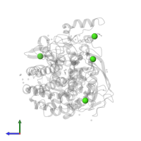 CALCIUM ION in PDB entry 4jjj, assembly 1, side view.