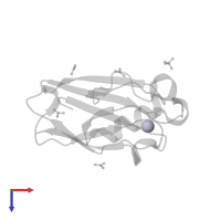 MERCURY (II) ION in PDB entry 4jkn, assembly 4, top view.