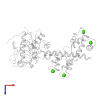 CALCIUM ION in PDB entry 4jpz, assembly 2, top view.