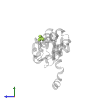 PHOSPHATE ION in PDB entry 4jqw, assembly 1, side view.