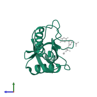 Nuclease A in PDB entry 4k5v, assembly 1, side view.