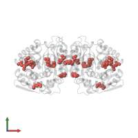 Modified residue MSE in PDB entry 4k8t, assembly 1, front view.
