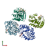 3D model of 4kft from PDBe