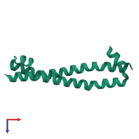Serine/threonine-protein kinase 3 20kDa subunit in PDB entry 4l0n, assembly 1, top view.
