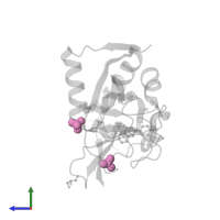 SULFATE ION in PDB entry 4l0v, assembly 1, side view.