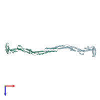 PDB entry 4l3i coloured by chain, top view.