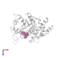 {5-chloro-2-[(4-iodobenzyl)carbamoyl]phenoxy}acetic acid in PDB entry 4laz, assembly 1, top view.