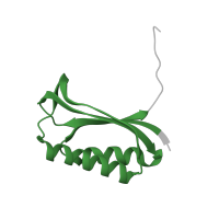 The deposited structure of PDB entry 4lfa contains 1 copy of Pfam domain PF01250 (Ribosomal protein S6) in Small ribosomal subunit protein bS6. Showing 1 copy in chain F.