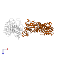 Interferon-inducible GTPase 1 in PDB entry 4lv8, assembly 1, top view.