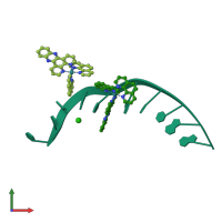 PDB entry 4ly2 coloured by chain, front view.