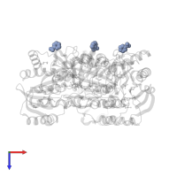 PYRIDINE-2-CARBOXYLIC ACID in PDB entry 4m1e, assembly 1, top view.