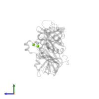 MAGNESIUM ION in PDB entry 4m4s, assembly 1, side view.