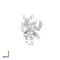 ZINC ION in PDB entry 4mbs, assembly 2, side view.
