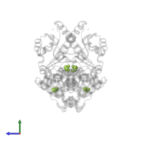 GLYCEROL in PDB entry 4mca, assembly 3, side view.