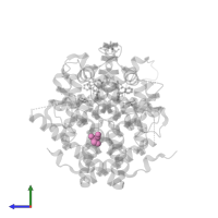 GLYCEROL in PDB entry 4mg6, assembly 1, side view.