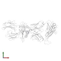 Telomerase reverse transcriptase in PDB entry 4mnq, assembly 1, front view.