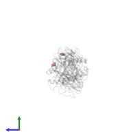 1,2-ETHANEDIOL in PDB entry 4mnq, assembly 1, side view.