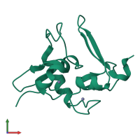 Monomeric assembly 1 of PDB entry 4nn2 coloured by chemically distinct molecules, front view.