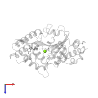 MAGNESIUM ION in PDB entry 4nv0, assembly 1, top view.