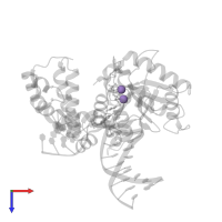 MANGANESE (II) ION in PDB entry 4nxz, assembly 1, top view.