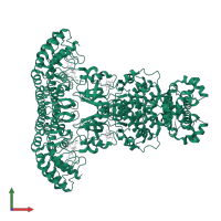 Ribonuclease L in PDB entry 4o1p, assembly 1, front view.
