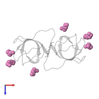 DI(HYDROXYETHYL)ETHER in PDB entry 4oml, assembly 1, top view.