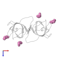 DI(HYDROXYETHYL)ETHER in PDB entry 4omm, assembly 1, top view.