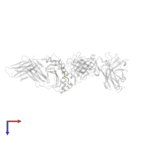 Alpha/beta-gliadin A-II in PDB entry 4ozi, assembly 1, top view.