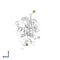 2-acetamido-2-deoxy-beta-D-glucopyranose in PDB entry 4p57, assembly 1, side view.