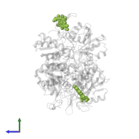 PROTOPORPHYRIN IX CONTAINING FE in PDB entry 4pcu, assembly 1, side view.