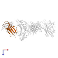 Beta-2-microglobulin in PDB entry 4pjb, assembly 2, top view.