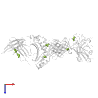 GLYCEROL in PDB entry 4pje, assembly 1, top view.