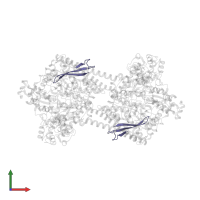 TutF in PDB entry 4pkf, assembly 1, front view.