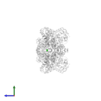 CHLORIDE ION in PDB entry 4pkf, assembly 1, side view.