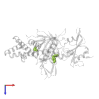 GLYCEROL in PDB entry 4po6, assembly 1, top view.