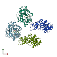 3D model of 4pvd from PDBe