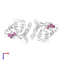 URIDINE-5'-DIPHOSPHATE in PDB entry 4q1c, assembly 1, top view.
