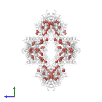 Modified residue MSE in PDB entry 4q7a, assembly 1, side view.