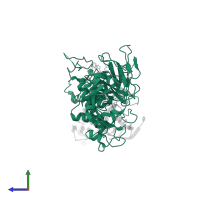 Histone-lysine N-methyltransferase, H3 lysine-9 specific SUVH4 in PDB entry 4qep, assembly 1, side view.
