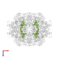 2'-DEOXYADENOSINE 5'-TRIPHOSPHATE in PDB entry 4qg1, assembly 1, top view.