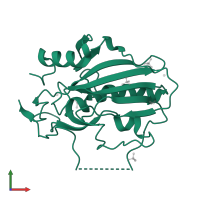 DNA-entry nuclease (Competence-specific nuclease) in PDB entry 4qgo, assembly 2, front view.