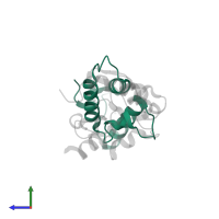 Pyocin-S2 immunity protein in PDB entry 4qko, assembly 1, side view.